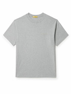 DIME - Logo-Embroidered Cotton-Jersey T-Shirt - Gray