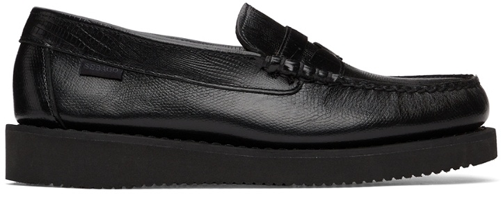 Photo: Engineered Garments Black Sebago Edition Croc Loafers