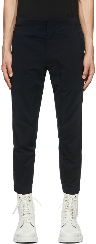 Photo: Descente Allterrain Navy Relaxed Fit Tapered Pants