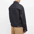 Dries Van Noten Men's Raw Denim Jacket in Indigo