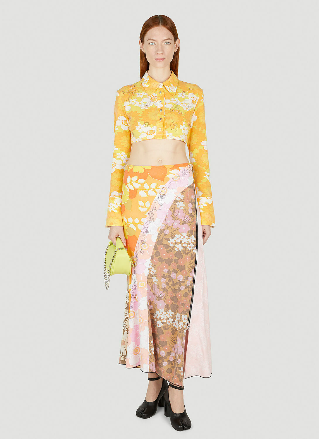 Rave Review Alma Patchwork Skirt