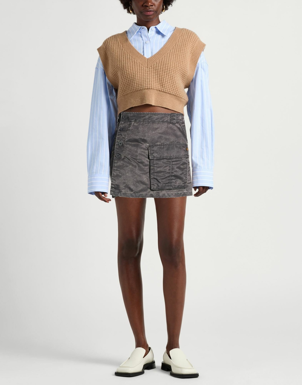 Alpha Industries Womens Mini skirt Charcoal