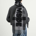 Samsøe Samsøe Women's Sasamsoe Scarf in Grey Melange Check 