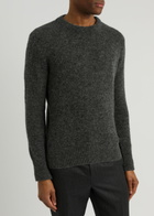 Oliver Spencer Blenheim Alpaca-blend Jumper Grey