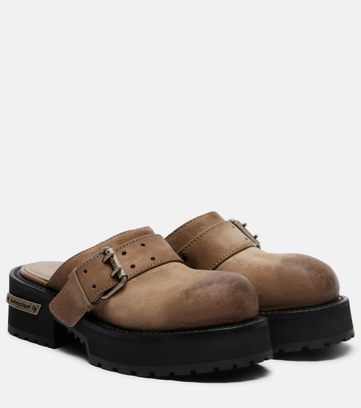 Balenciaga Venom leather mules