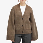Axel Arigato Women's Memory Relaxed Cardigan in Brown