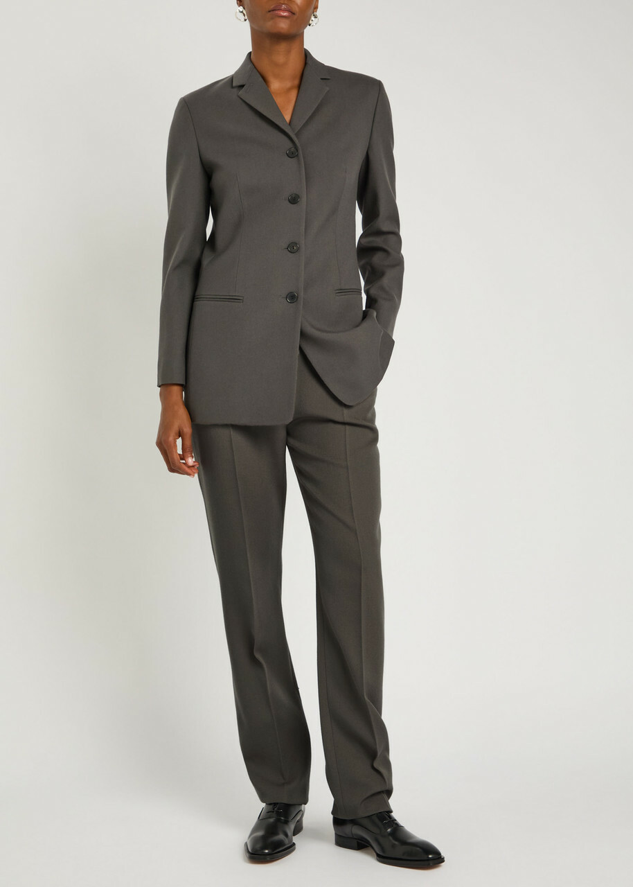 Calvin Klein Adrian Wool Blazer Grey