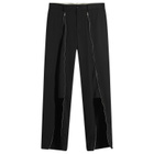 Comme des Garçons Homme Plus Men's Wool Gabardine Trousers in Black