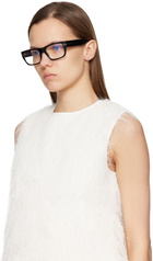 TOM FORD Black Rectangular Blue Light Glasses