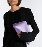 The Attico 8:30PM Small satin clutch