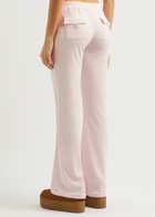 Juicy Couture Heritage Logo Velour Sweatpants Light Pink