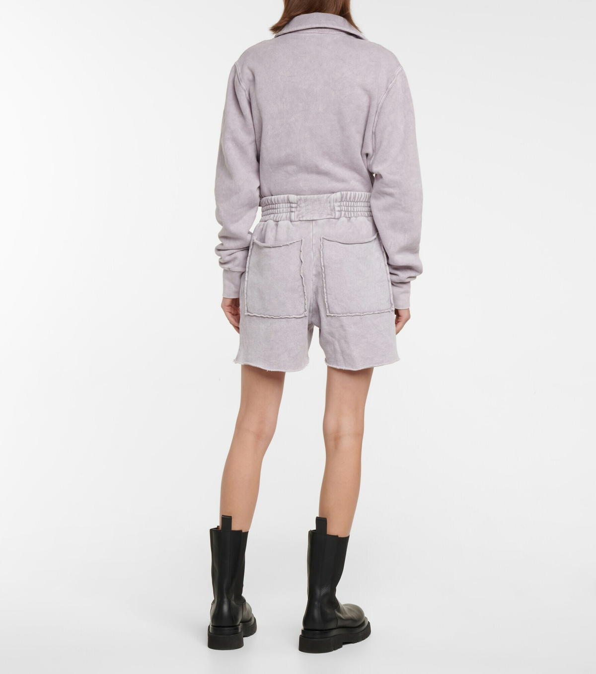 Les Tien - Cotton fleece shorts