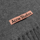 Acne Studios Canada Narrow New Scarf in Grey Melange