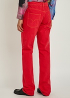 Versace Straight-leg Jeans Red