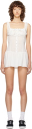 Frankies Bikinis White Crista Minidress