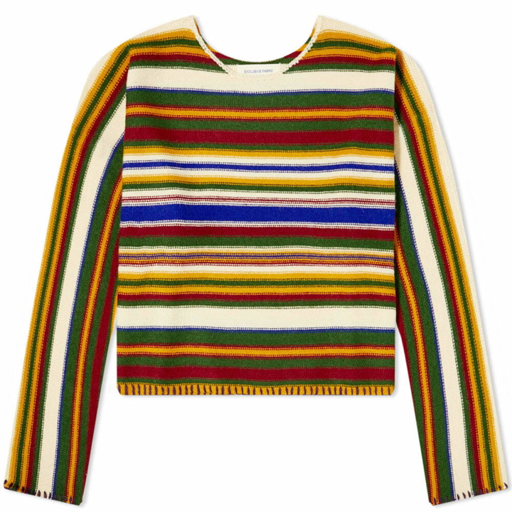 Photo: Beams Boy Women's Multi Stripe Knit in Ivory