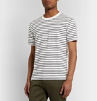 Alex Mill - Striped Slub Cotton-Jersey T-Shirt - Blue