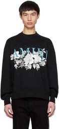 AMIRI Black Crewneck Sweater