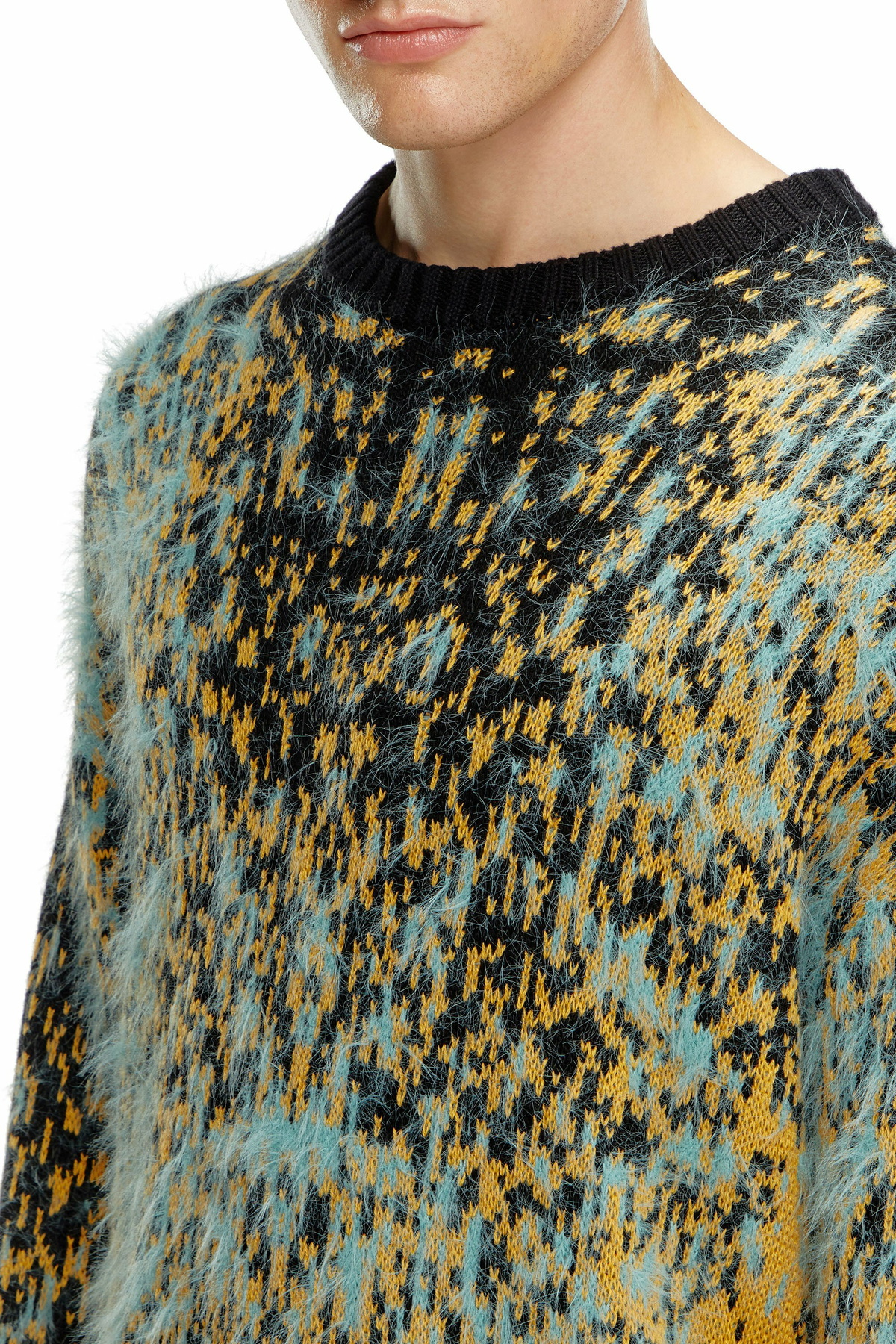 Diesel Jumper with acid rain effect - Knitwear Mens in Multicolor