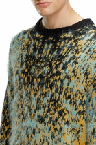 Diesel Jumper with acid rain effect - Knitwear Mens in Multicolor