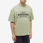 Neighborhood Men's Sulfur Dye Logo T-Shirt in Sand