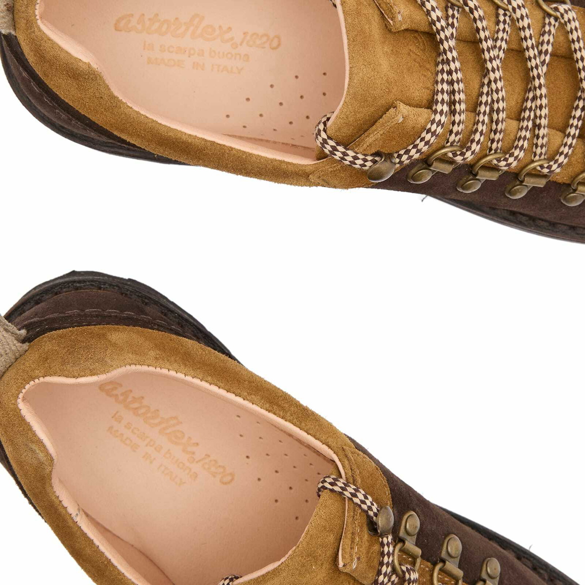 Astorflex Men's Furflex Suede Shoes in Dark Chestnut