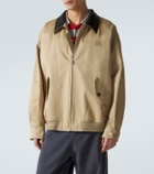 Miu Miu Cotton twill blouson jacket