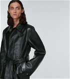 Bottega Veneta - Leather trench coat