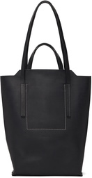 Rick Owens Black Medium Leather Shopper Tote