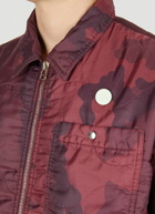 OAMC RE-WORK - Quilted Camouflage Jacket in Red