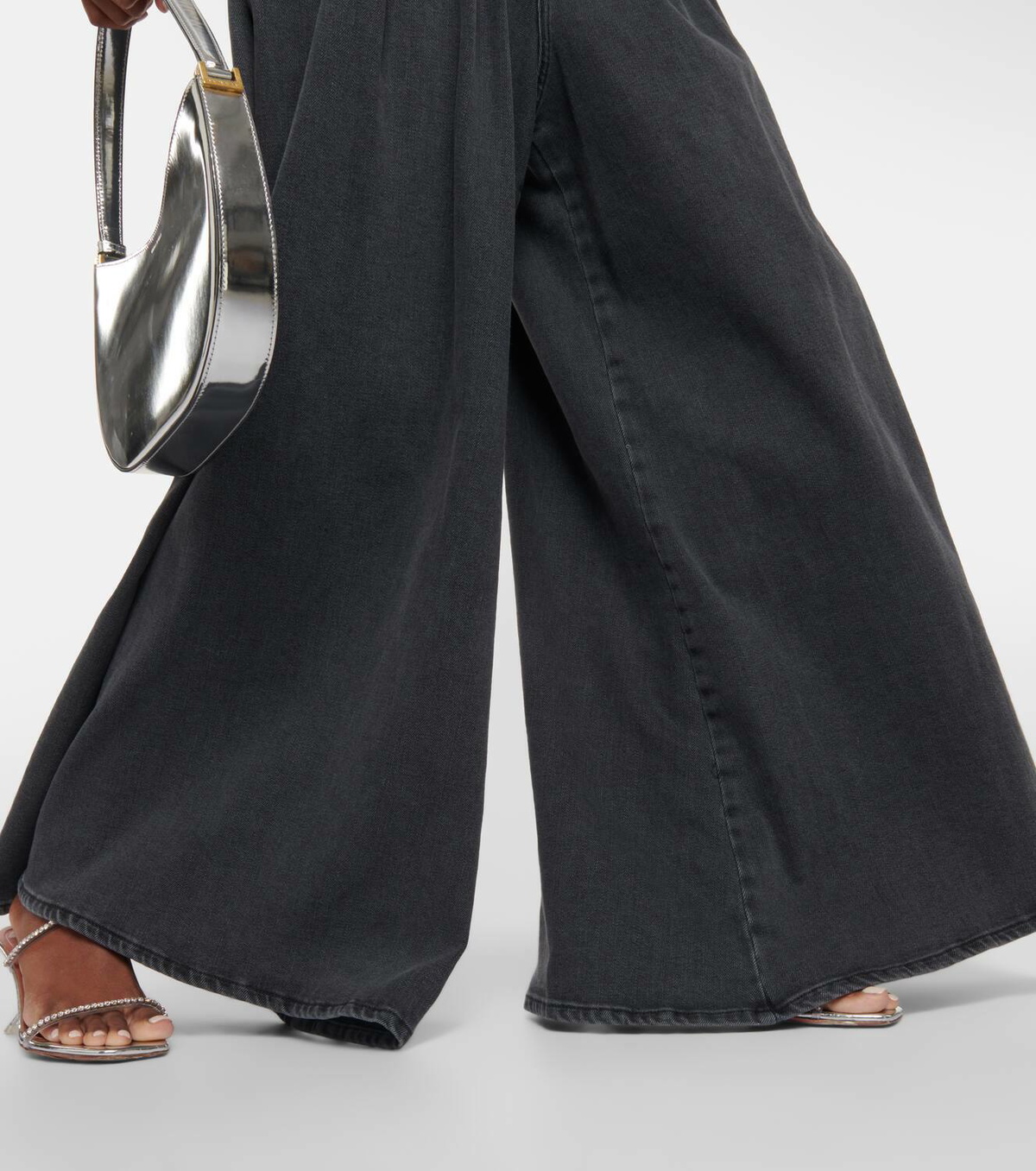 Giuseppe di Morabito Oversized pleated wide-leg jeans