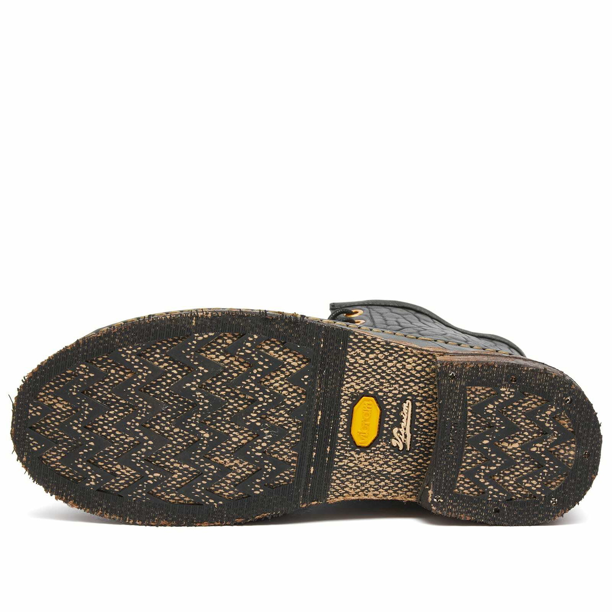 Visvim Men's Grizzly Camper Hi-Folk in Black Visvim