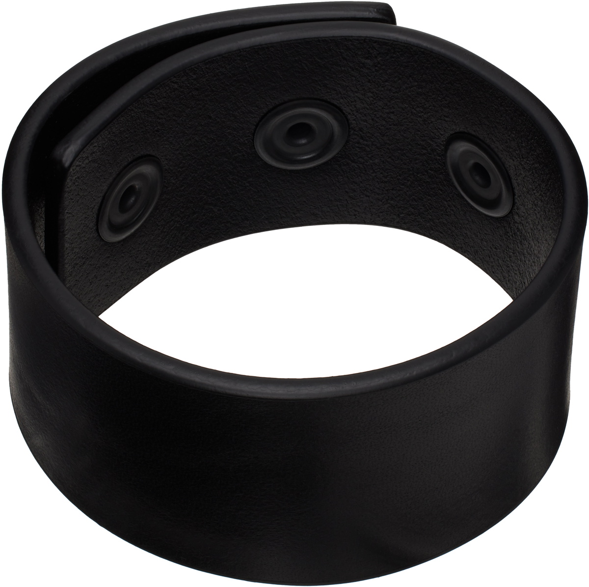 【RICK OWENS】Hollywood Anthem Snaps Cuff ブレスレット Rick Owens - Hollywood Anthem Snaps Cuff In Black Spalla Lux