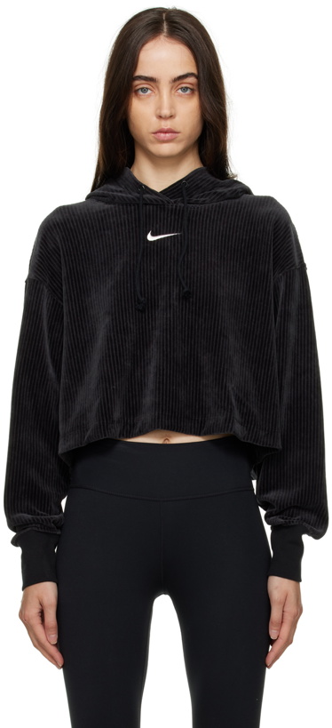 Photo: Nike Black Cropped Hoodie