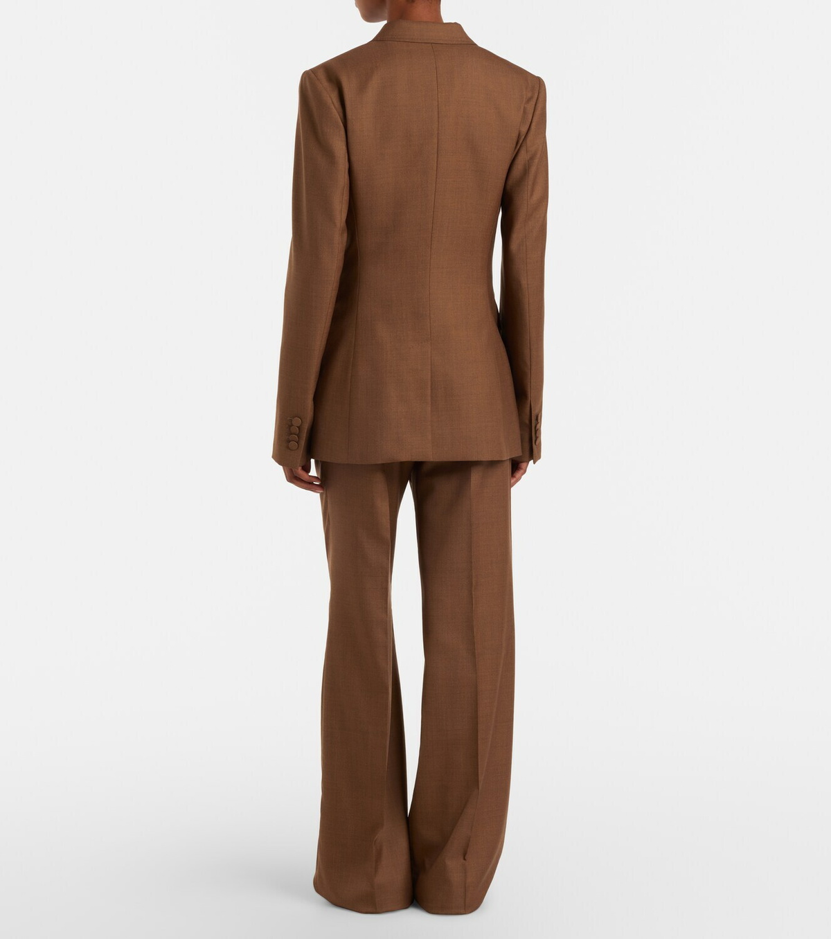 Gabriela Hearst Vesta wool and silk flared pants