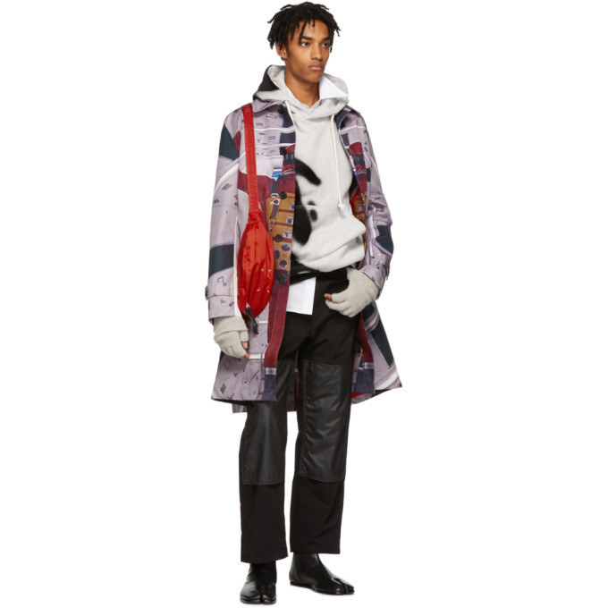 Maison Margiela Grey Spray Open End Hoodie Maison Margiela