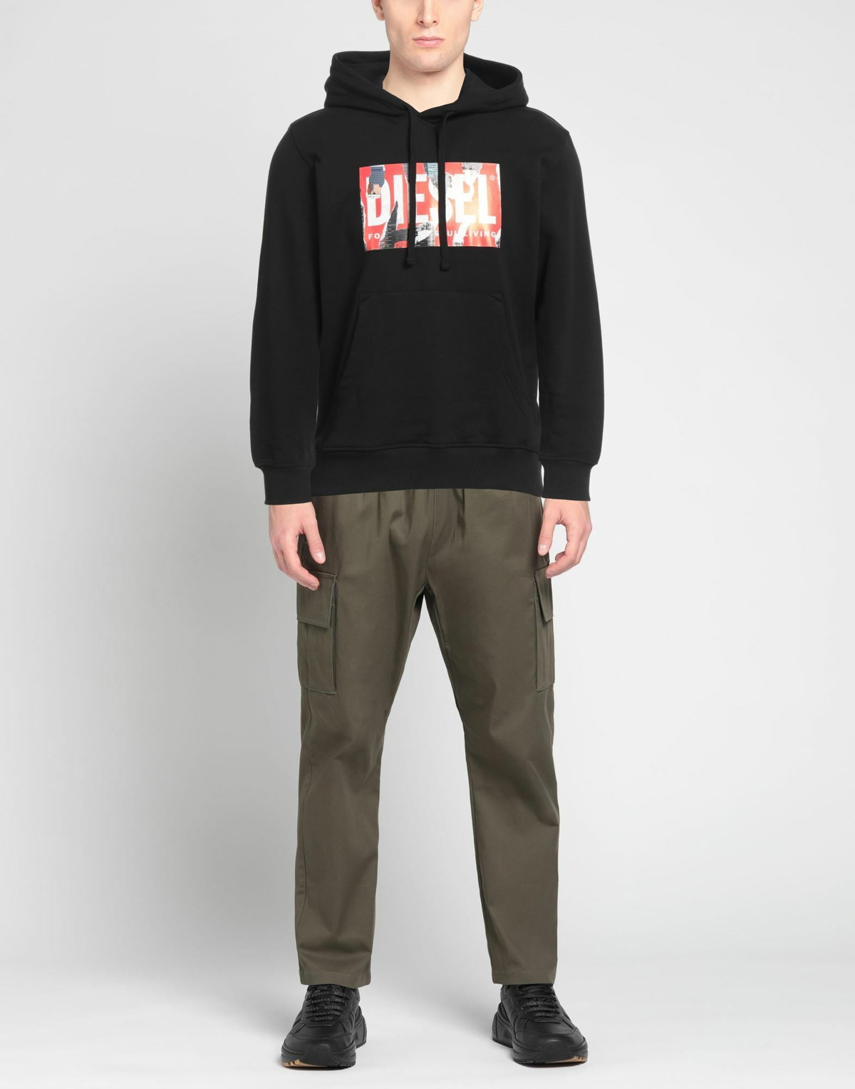 Diesel Mens Sweatshirt in Black