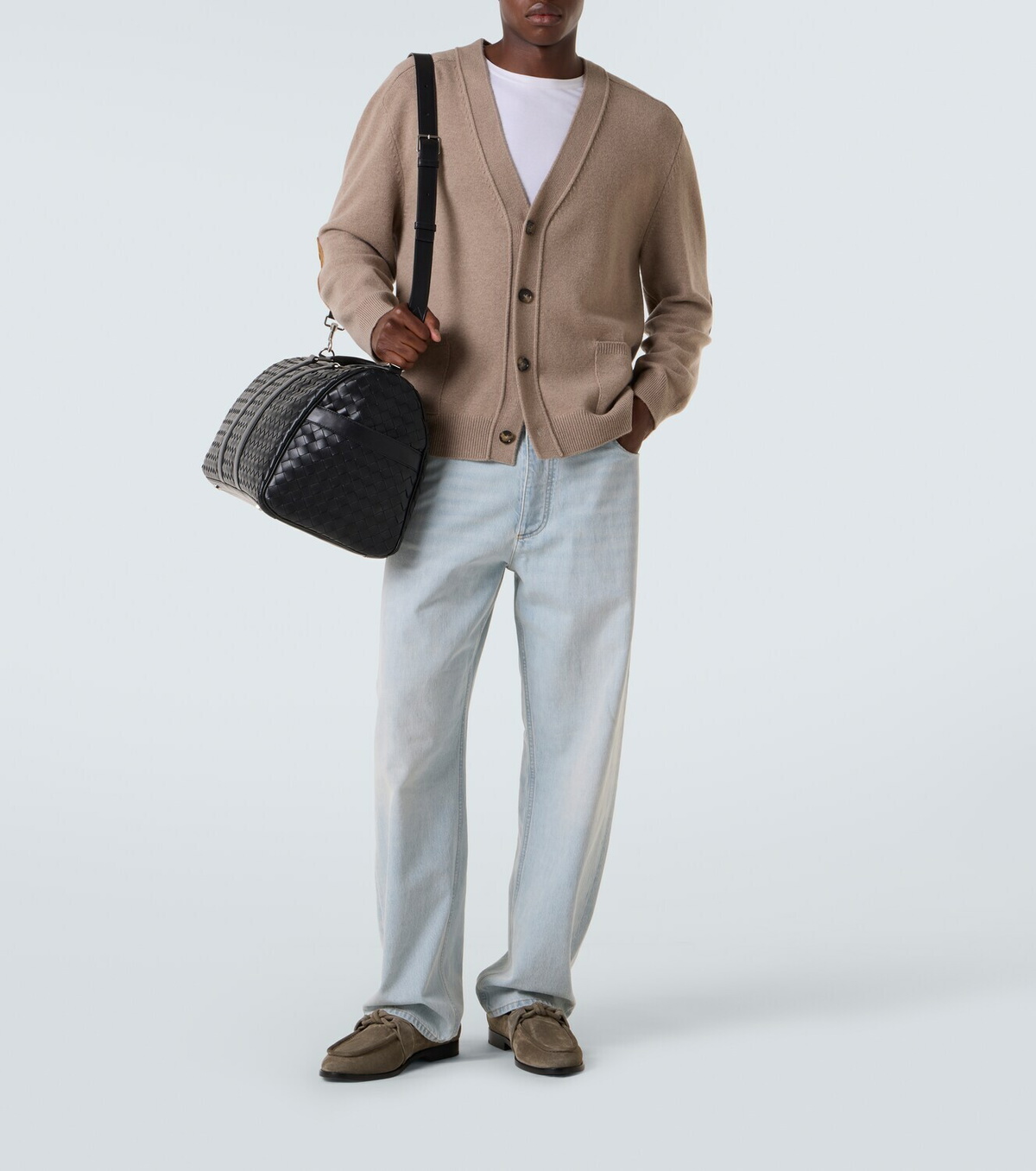 Bottega Veneta Intrecciato leather duffel bag