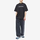 Balenciaga Men's Mirror Logo T-Shirt in Black/White