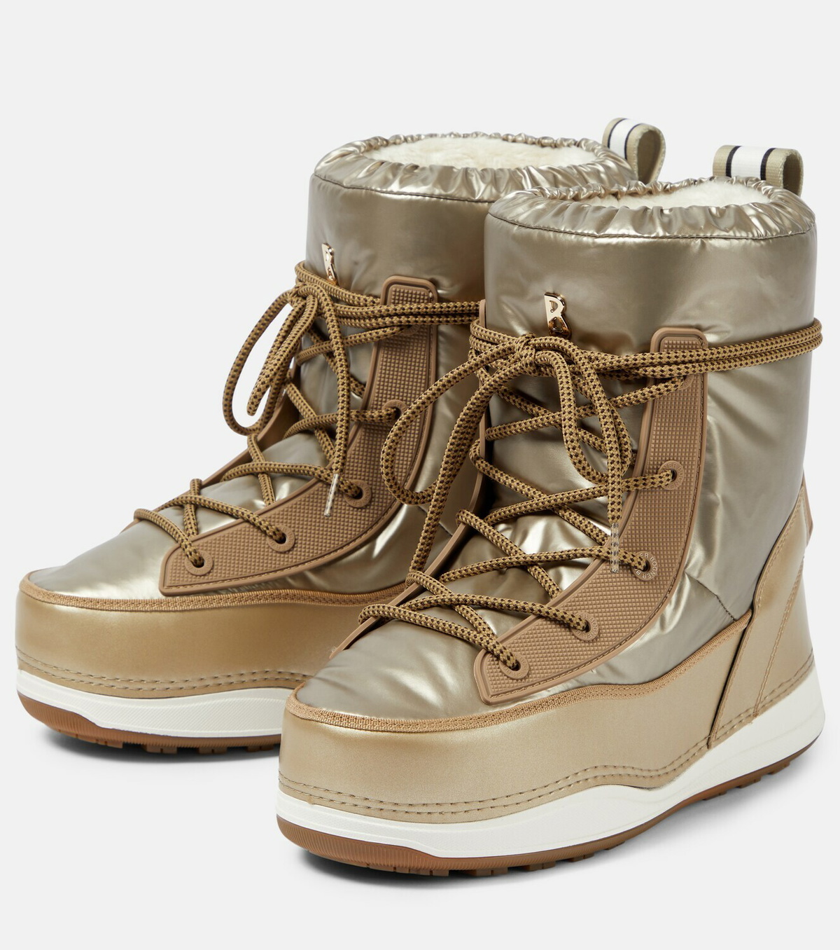 Bogner La Plagne faux leather snow boots