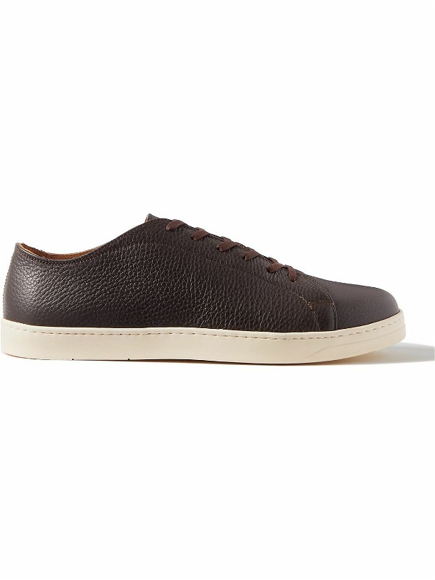 Photo: George Cleverley - Full-Grain Leather Sneakers - Brown