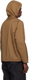 Omar Afridi Brown Half-Zip Jacket