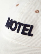 Drake's - Motel Appliquéd Cotton-Corduroy Baseball Cap