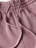John Elliott - Interval Tapered Cotton-Jersey Sweatpants - Pink