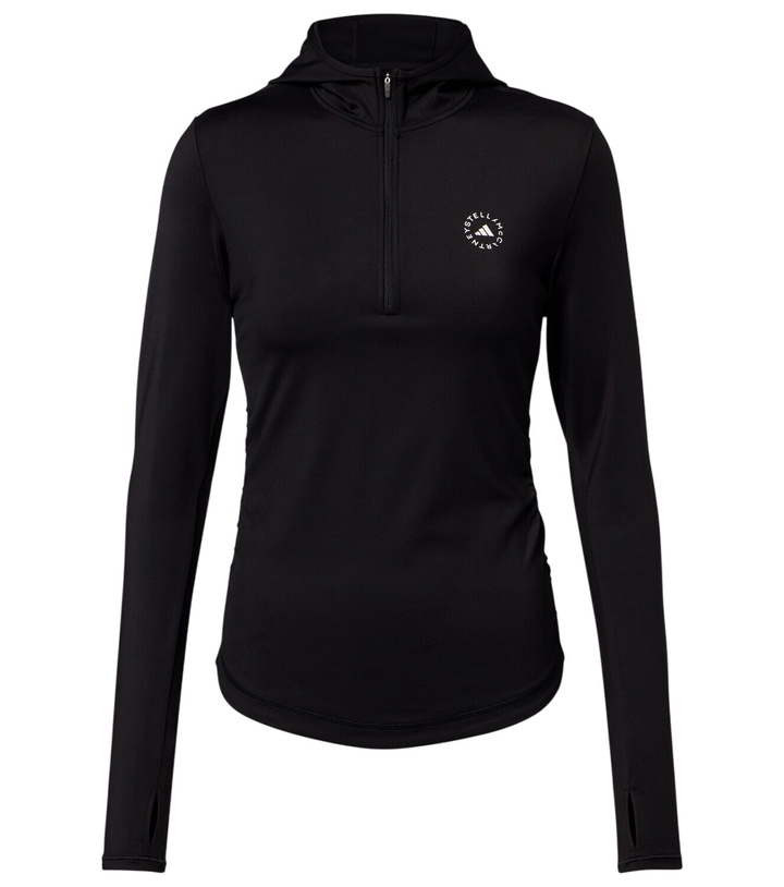 Photo: Adidas by Stella McCartney Logo hooded zip-up top