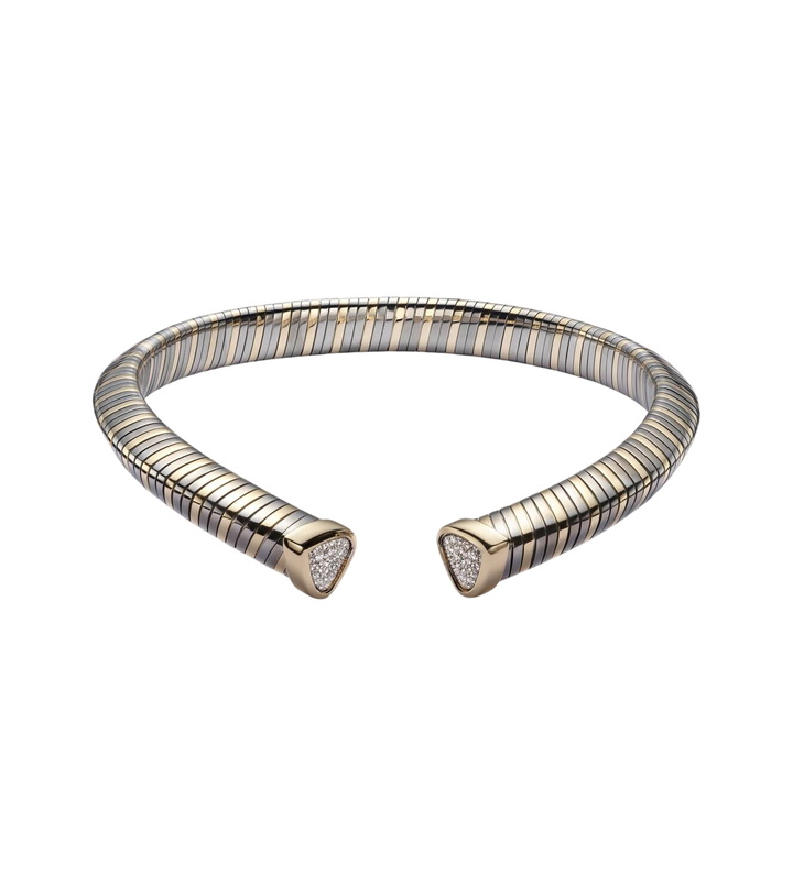 Photo: Marina B Trisola 18kt gold necklace with diamonds