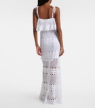 Anna Kosturova Marianne crochet cotton maxi dress