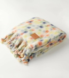 Loewe x Suna Fujita polka-dot mohair-blend blanket