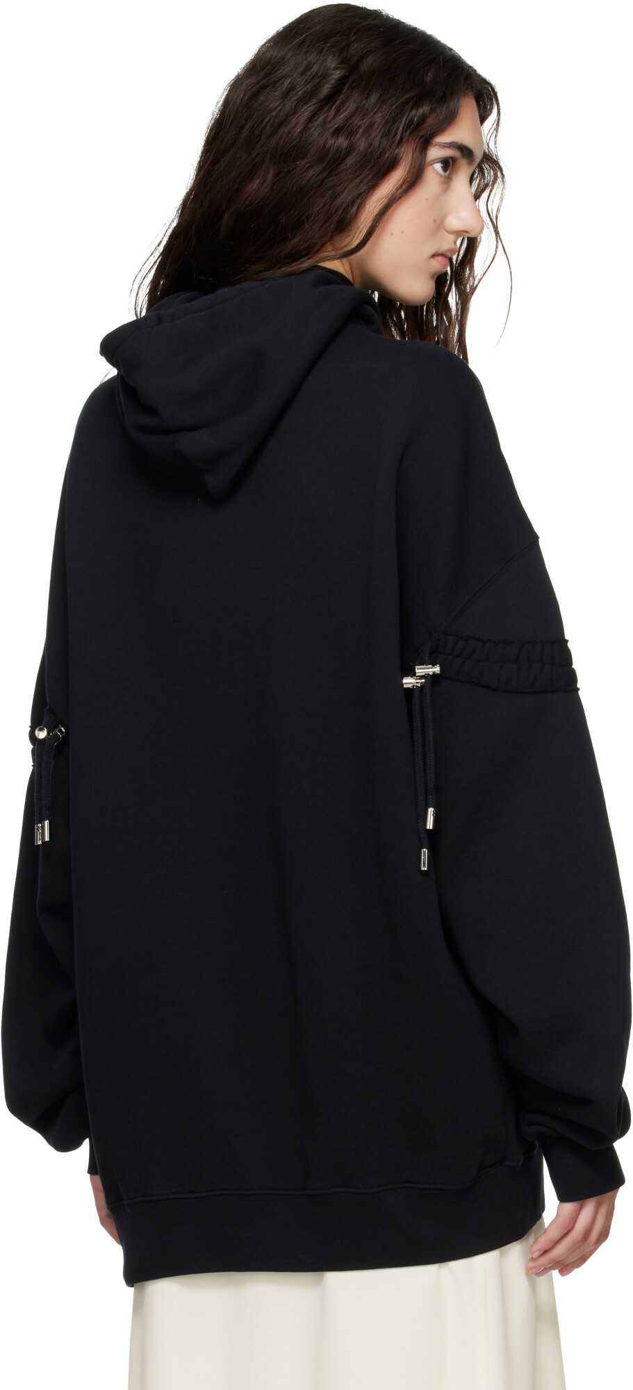 Collina Strada Black Soft Star Hoodie