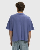 Boxy Pique Mock Neck Tee